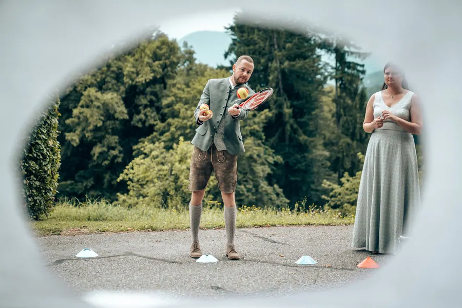 Hochzeitsfotografie Schloss Hollenegg: Barbara & Lukas, Sommer, Bild 5