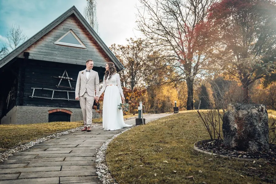 Hochzeitsfotografie Schloss Gamlitz: Barbara & Markus, Herbst, Bild 2