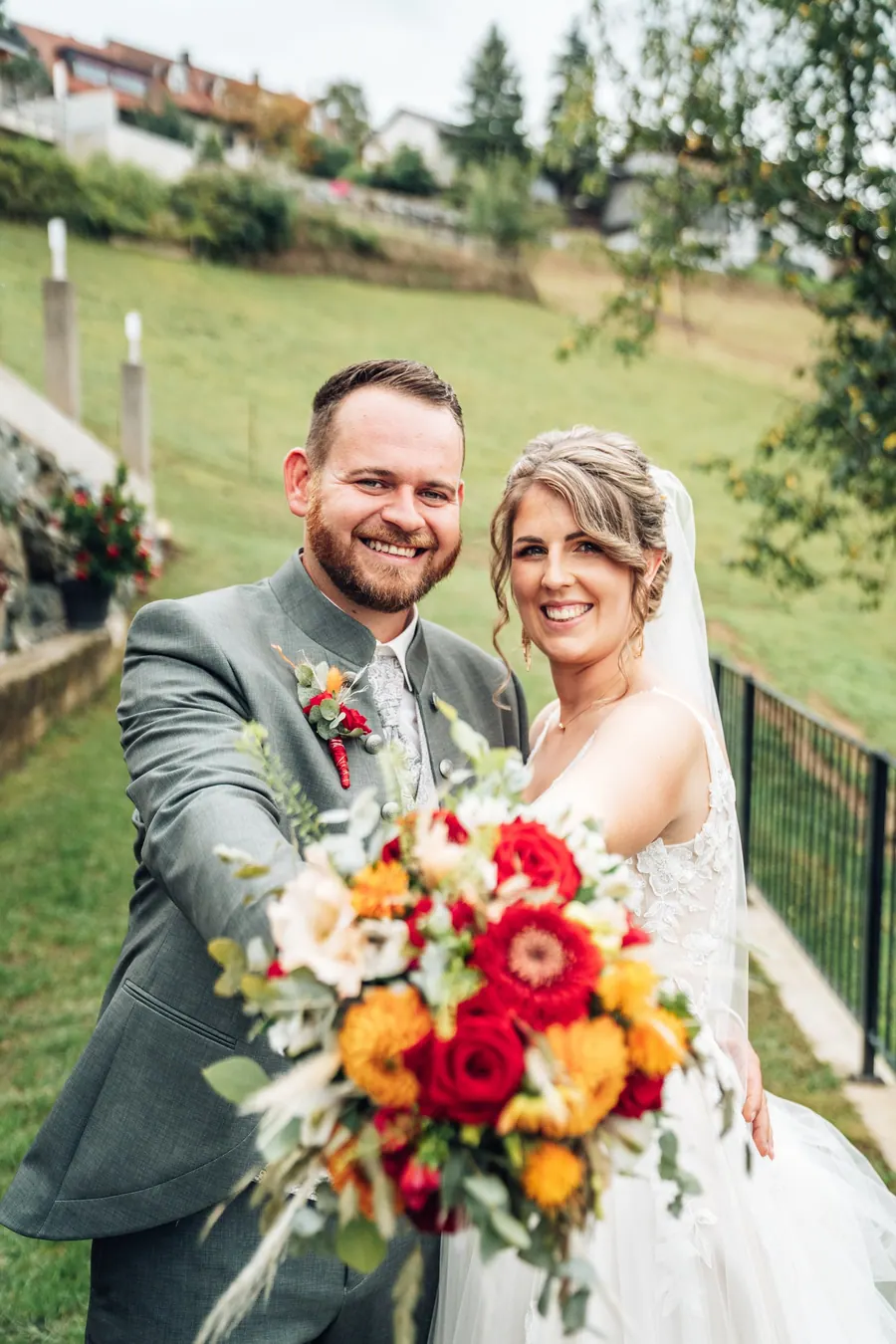 Hochzeitsfotografie Oberhaag: Carina & Marco, Herbst, Bild 4