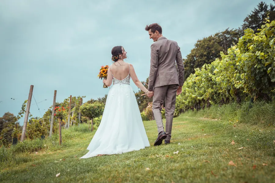 Hochzeitsfotografie Weingut und Weingartenhotel Harkamp: Christiane & Andreas, Sommer, Bild 9