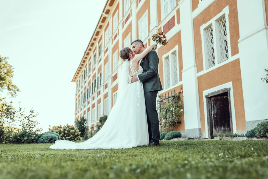 Hochzeitsfotografie Schloss Stainz & Weingut Fellner: Hanna & David, Herbst, Bild 8