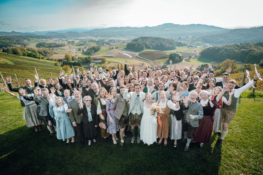 Hochzeitsfotografie Weingut und Weingartenhotel Harkamp: Marie-Therese & Paul, Herbst, Bild 2