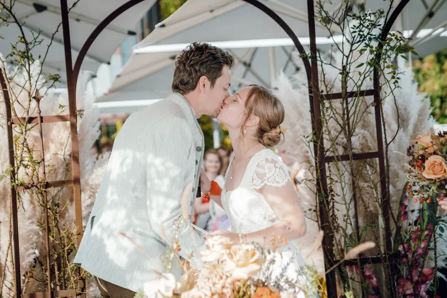 Hochzeitsfotografie Weingut und Weingartenhotel Harkamp: Marie-Therese & Paul, Herbst, Bild 5