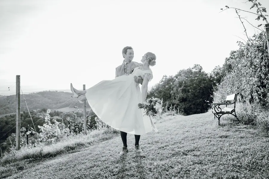 Hochzeitsfotografie Weingut und Weingartenhotel Harkamp: Marie-Therese & Paul, Herbst, Bild 10