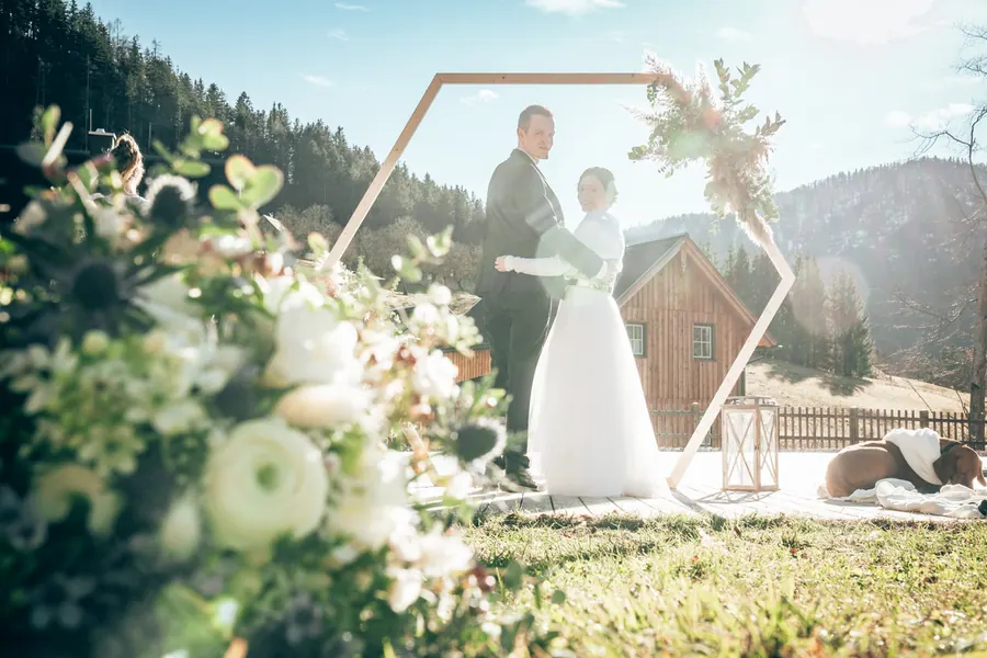 Hochzeitsfotografie Narzissendorf Zloam, Bad Aussee: Sarah & Alexander, Winter, Bild 2